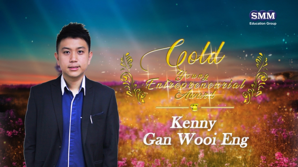 SMM Gold Young Edupreneur Award Year 2019 - Kenny Gan Wooi Eng