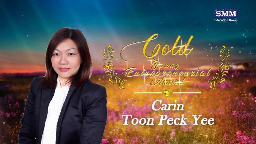 SMM Gold Young Edupreneur Award Year 2019 - Carin Toon Peck Yee