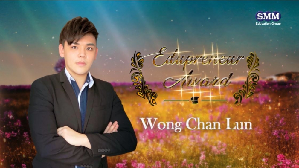 SMM Edupreneurial Young Edupreneur Award Year 2019 - Wong Chan Lun